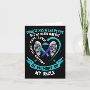 Carte Suicide Sensibilisation Chemise Oncle Niece Nephew
