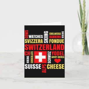 Carte Suisse alpes vaches fromage fondue ski suisse