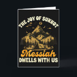 Carte Sukkot Joie Juive Joie De Sukkot Le Messie Demeure<br><div class="desc">Sukkot Joie Juive Joie De Sukkot Le Messie Demeure Avec Nous</div>
