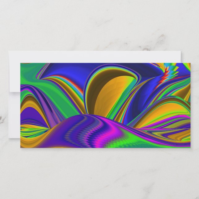 Carte Summerrainbow, Rainbowart 3D Abstrait (Devant)