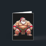 Carte Sumo Père Noël Japonais Wrestler Japon Cool Noël<br><div class="desc">Sumo Père Noël Japonais lutteur Japon Cool Noël Noël Noël Noël Noël Noël</div>