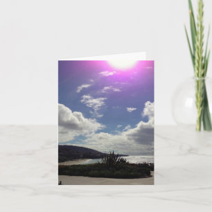 Carte Sun au-dessus de Laguna Beach