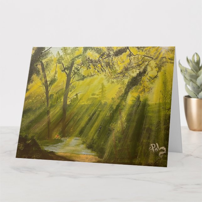 Carte Sun in the Woods, par Gary Poling (Petite plante)
