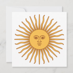 Carte Sun of May (Soleil argentin)
