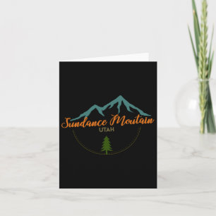 Carte Sundance Mountain Utah Adventure Ski Snowboard