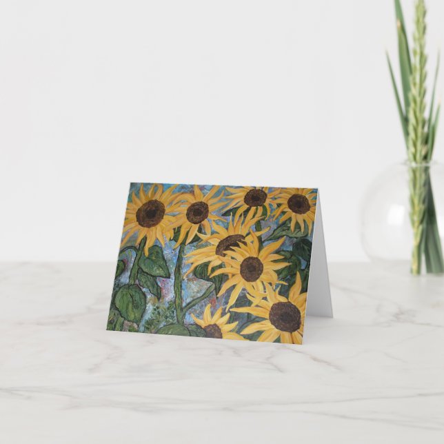Carte Sunflower (Devant)