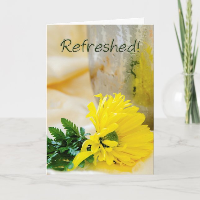 Carte Sunflower Encouragement (Devant)