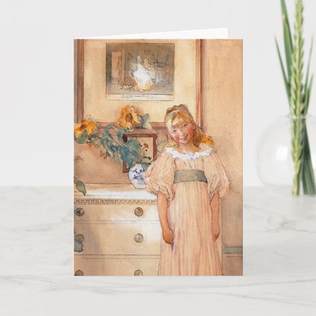 Carte Sunflower Girl 1893 (Devant)