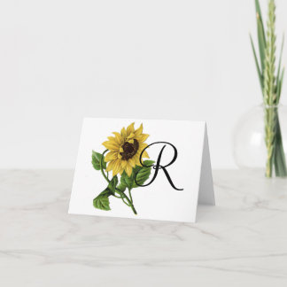Carte Sunflower Notecard