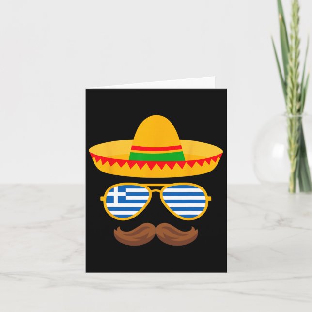 Carte Sungels grecs de Pâques Cinco De Mayo Mexicains En (Devant)