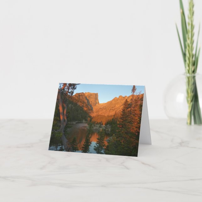 Carte Sunrise at Dream Lake II (Devant)