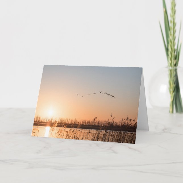 Carte Sunrise Paysage Photo Nature (Devant)
