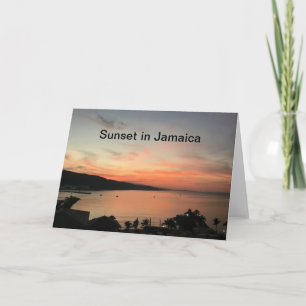 Carte Sunset en Jamaïque