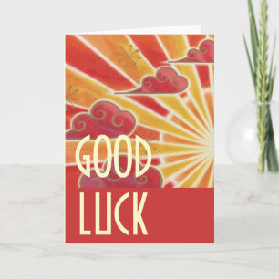 Carte Sunset 'Good Luck'