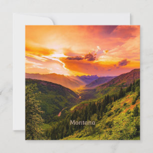 Carte Sunset Montana