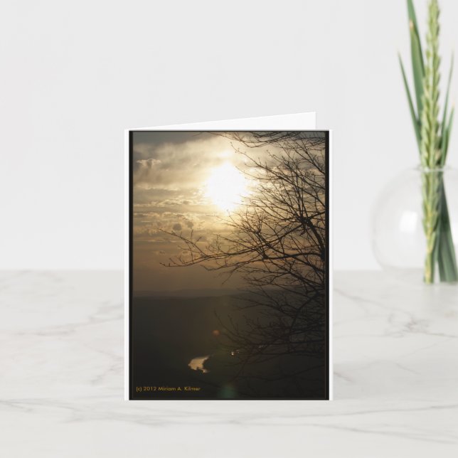 Carte Sunset: Shenandoah River from Skyline Drive (Devant)