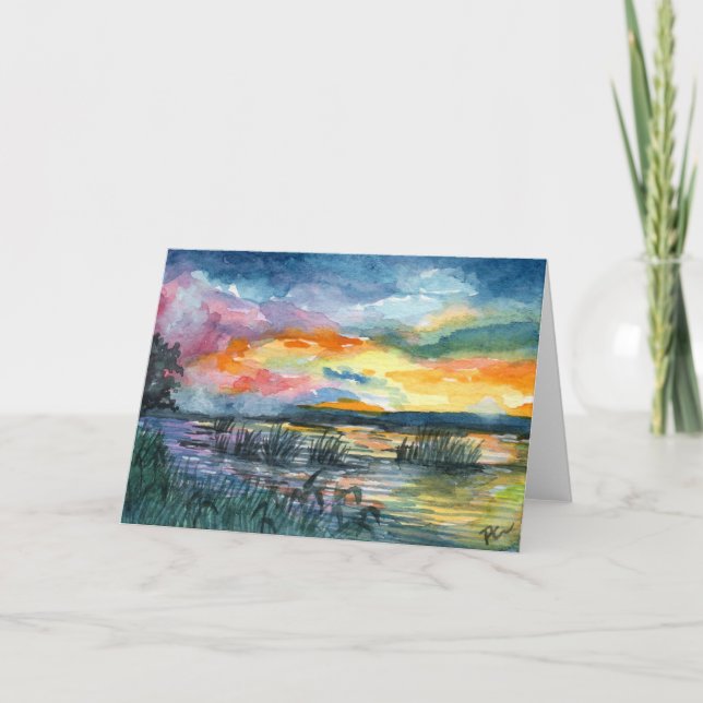 Carte Sunset Study (Devant)