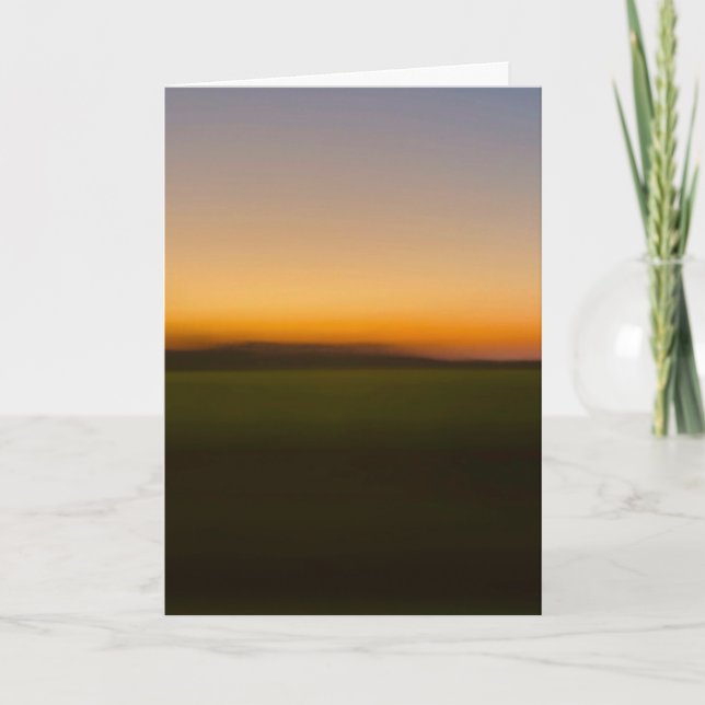 Carte Sunset while passing through southern Illinois (Devant)