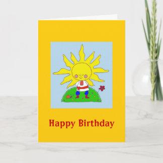 Carte Sunshine Boy