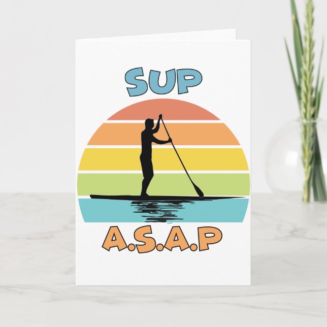 Carte SUP ASAP Stand Up Paddling (Devant)