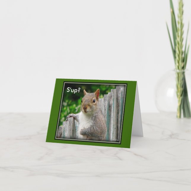 Carte S'up?- notecard (Devant)