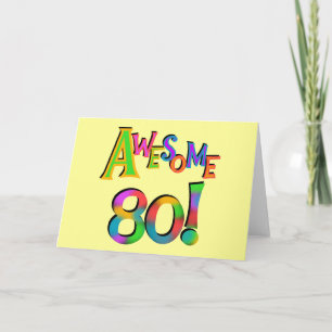Carte Super 80 T-shirts et cadeaux d'anniversaire