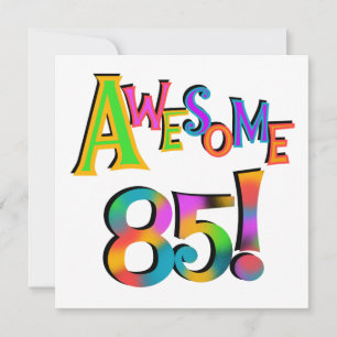 Carte Super 85 T-shirts et cadeaux d'anniversaire