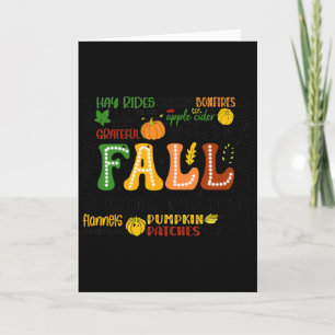 Carte Super Automne Thankesgiving Halloween Hommes Femme