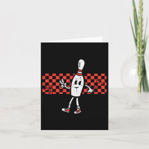 Carte Super Bowling Pin Peace Retro Bowler Boys Kids Me