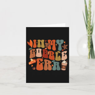 Carte Super Dans Mon Ère Gobble Thanksgiving Turkey Boys