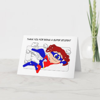 Carte Super étudiant, Merci de l'enseignant