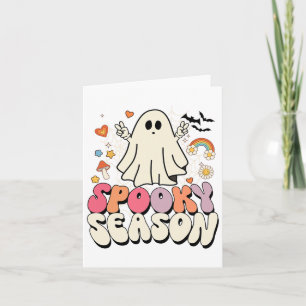 Carte Super Fantôme de Boom Éffrayant Costumes d'Hallowe