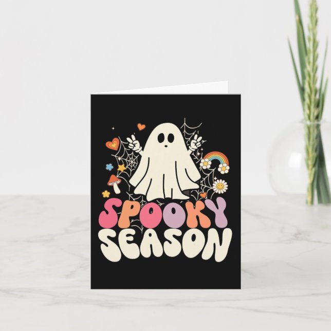 Carte Super Fantôme de Boom Éffrayant Costumes d'Hallowe (Devant)