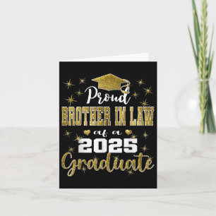 Carte Super Fier Frère En Droit De 2025 Graduate Gradua