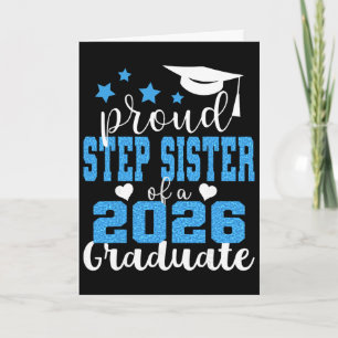 Carte Super fière belle-soeur de la promotion 2026 diplô