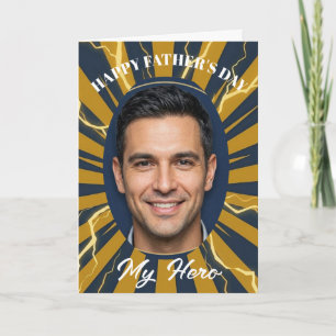 Carte Super-héros personnalisée pour la fête des p