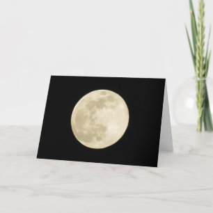 Carte Super Lune ou Pleine lune