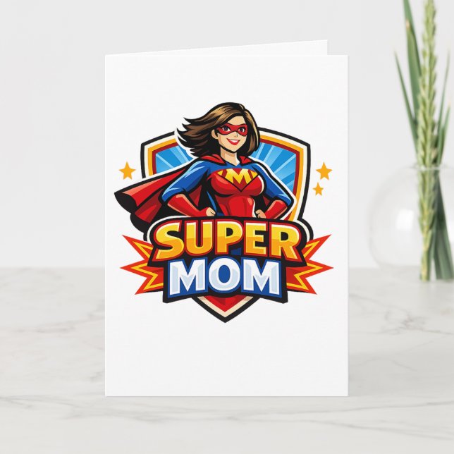 Carte Super Maman (Devant)