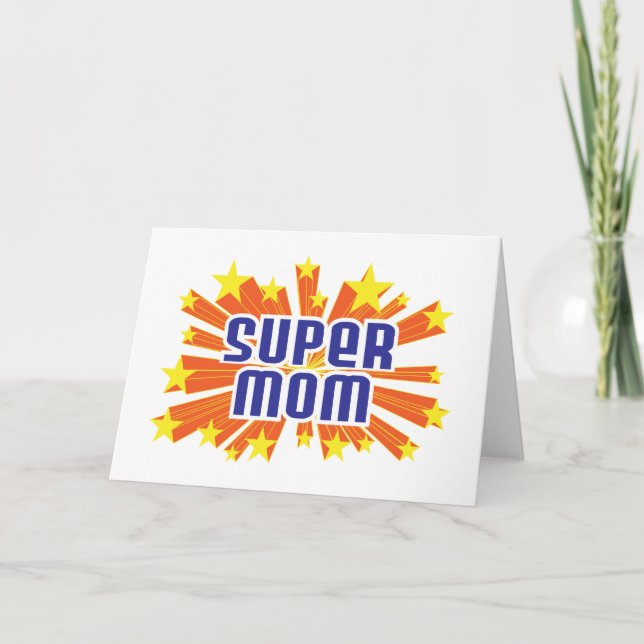 Carte Super Maman (Devant)