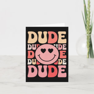 Carte Super Mec de la Saint-Valentin Groovy