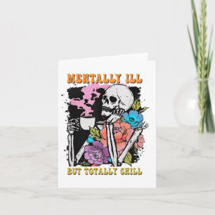 Carte Super Mentalement Mal Mais Totalement Chill Hallow