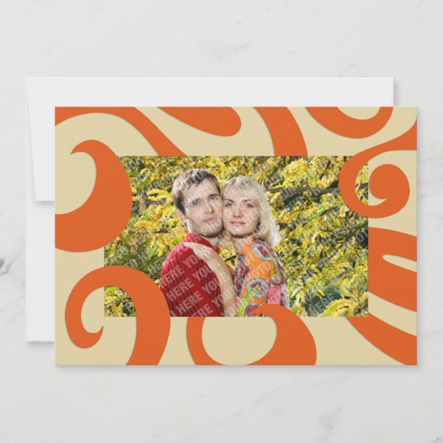 Carte super Mod Holiday Photo Flat (Devant)