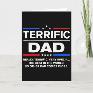 Carte Super papa drôle Donald Trump Fête des pères 
