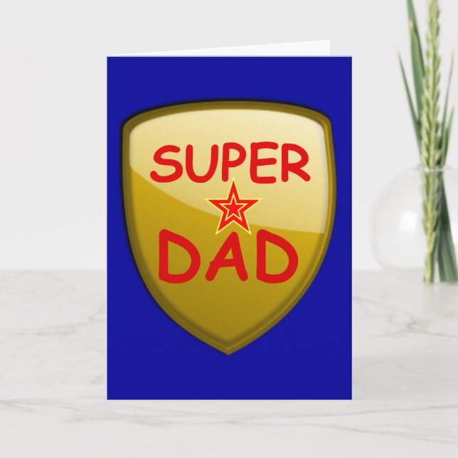 Carte Super Papa Gold Shield (Devant)