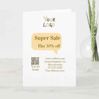 Carte super sale business discount scan QR code details