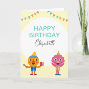 Carte Super Simple Copains et Noodles Anniversaire Jau