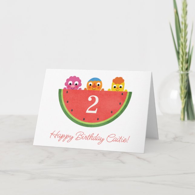 Carte Super Simple | Copains et nouilles Anniversaire pa (Devant)