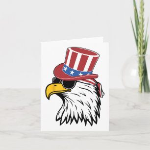 Carte Super Tee de l'Aigle Patriotique Usa