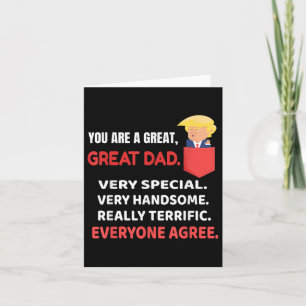 Carte Super Trump en poche Fête des pères Super Cadeau p