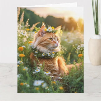 Carte Superbe cave rouge ornée de fleurs